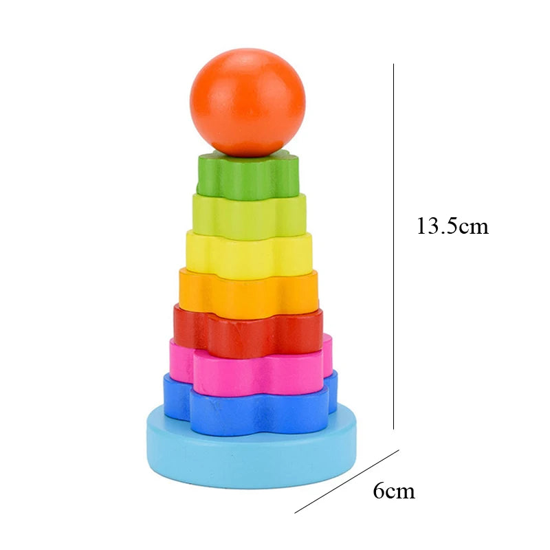 Montessori Wooden 3D Puzzle- Early Learning Toys for Toddlers