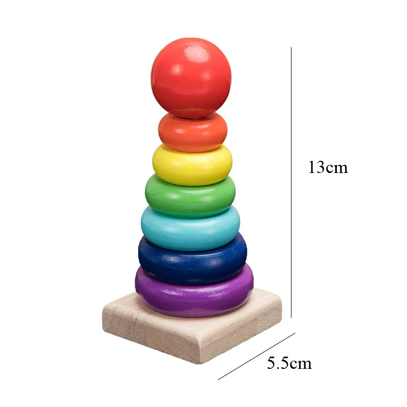 Montessori Wooden 3D Puzzle- Early Learning Toys for Toddlers