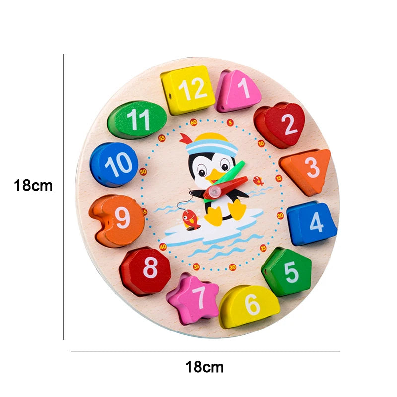 Montessori Wooden 3D Puzzle- Early Learning Toys for Toddlers