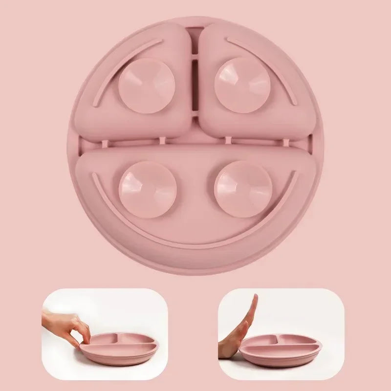 3-Piece BPA-Free Silicone Baby Feeding Set