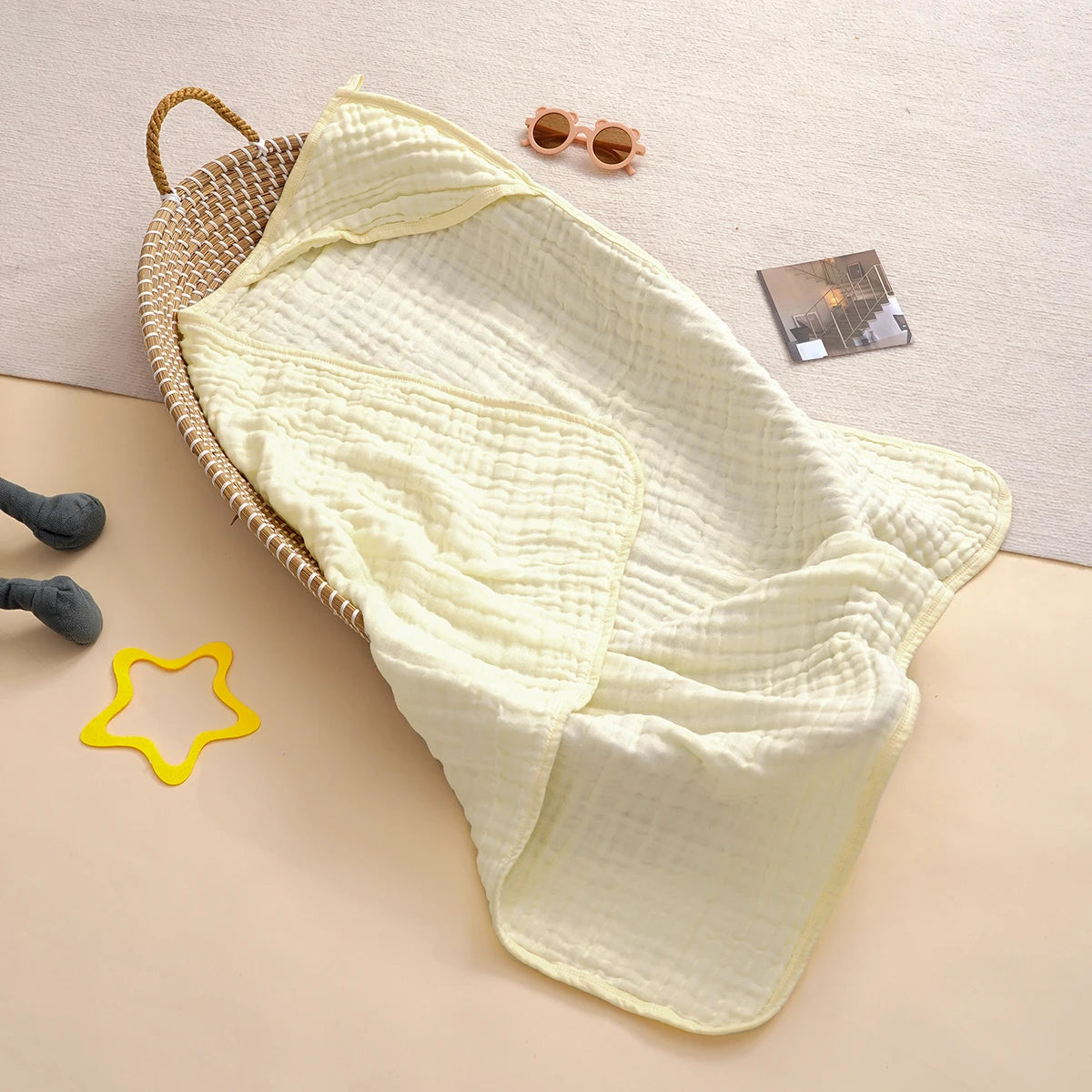 Soft 100% Cotton Hooded Baby Towel