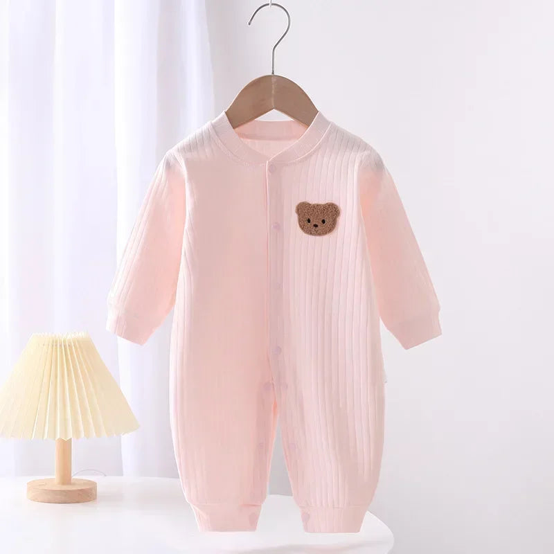 Soft Long Sleeve Romper for Newborns