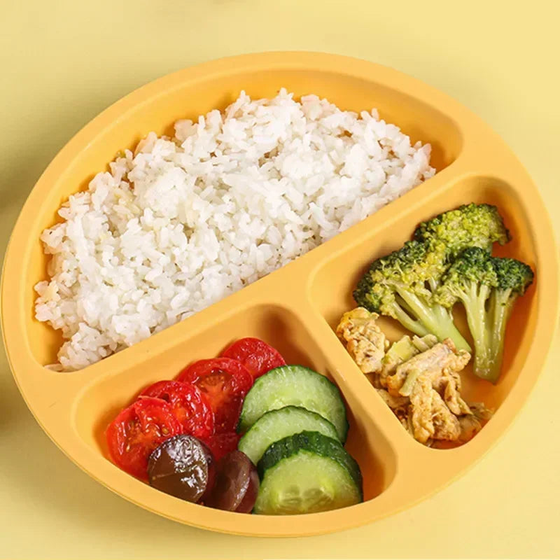 3-Piece BPA-Free Silicone Baby Feeding Set