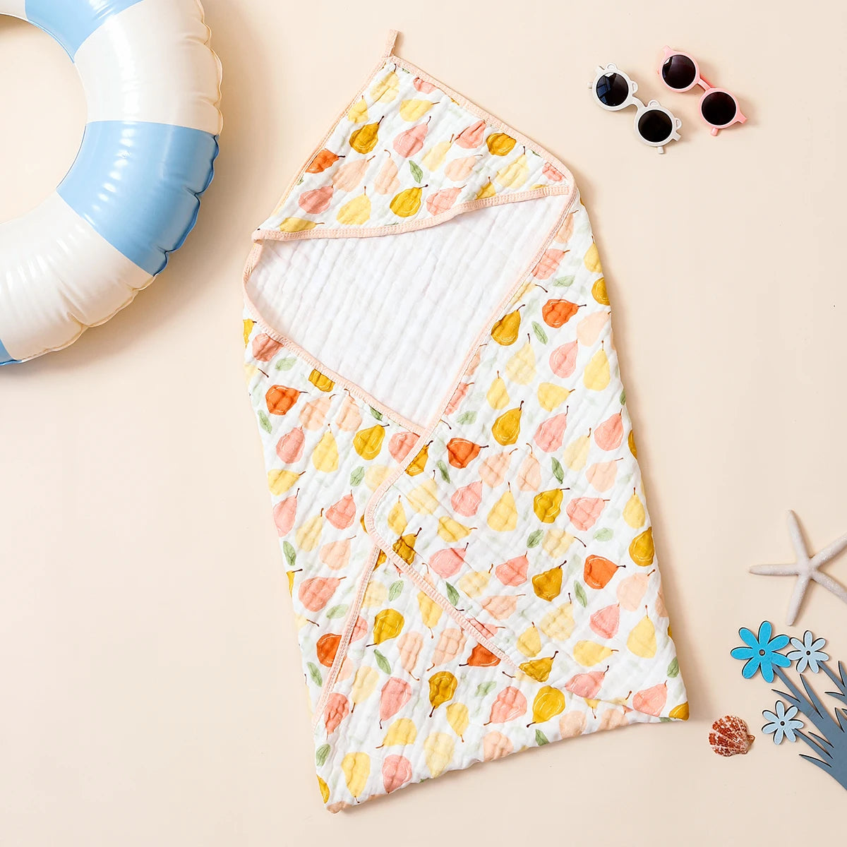 Soft 100% Cotton Hooded Baby Towel