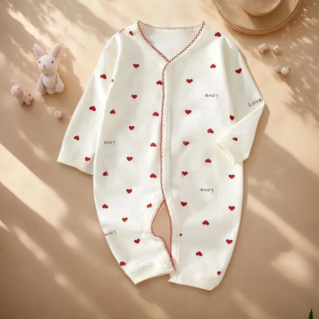 Soft Long Sleeve Romper for Newborns