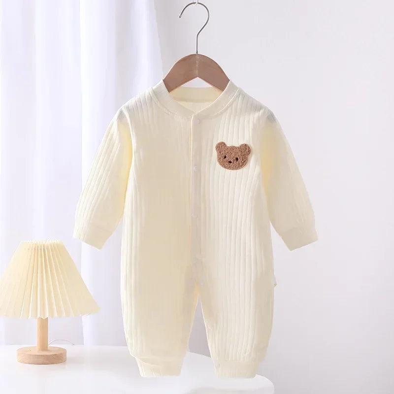 Soft Long Sleeve Romper for Newborns