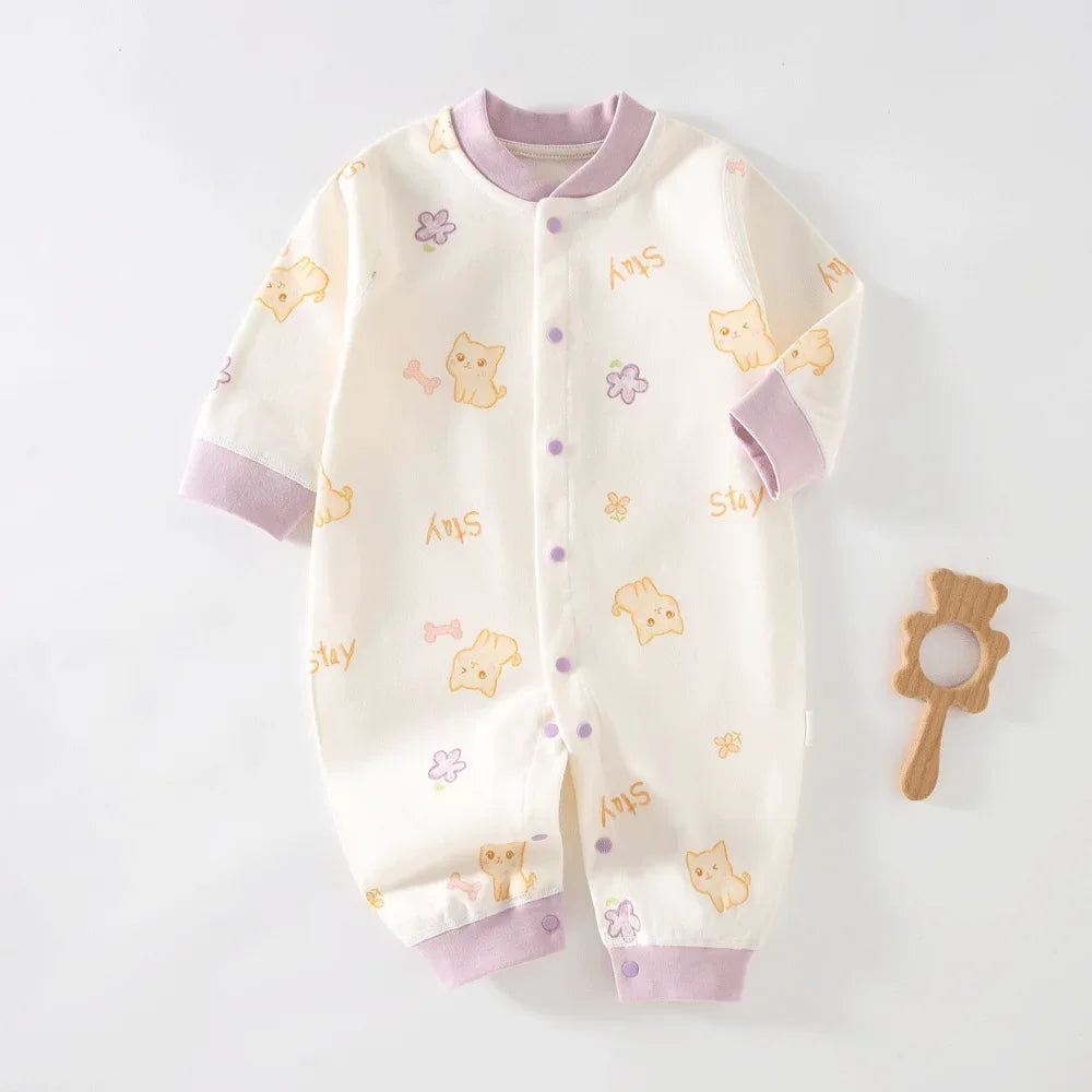 Soft Long Sleeve Romper for Newborns