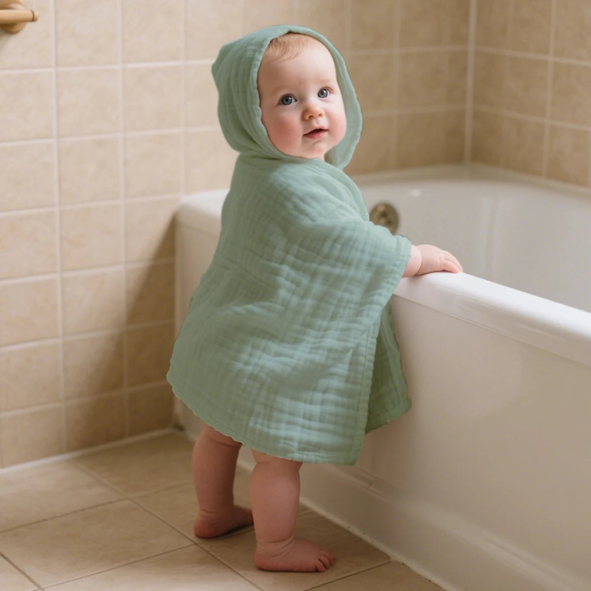 Soft 100% Cotton Hooded Baby Towel