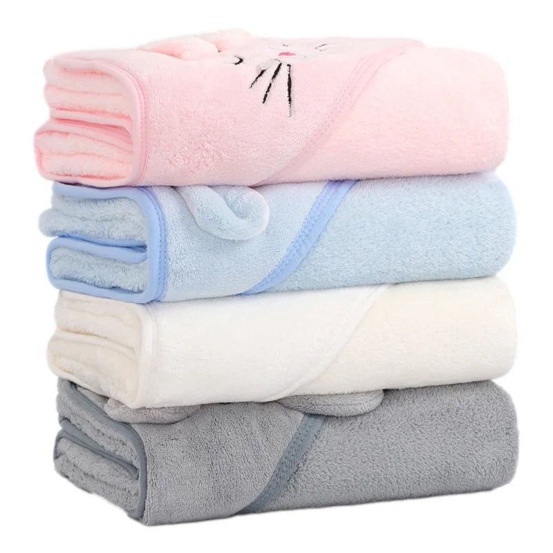 Cotton Hooded Animal Baby Bath Towel