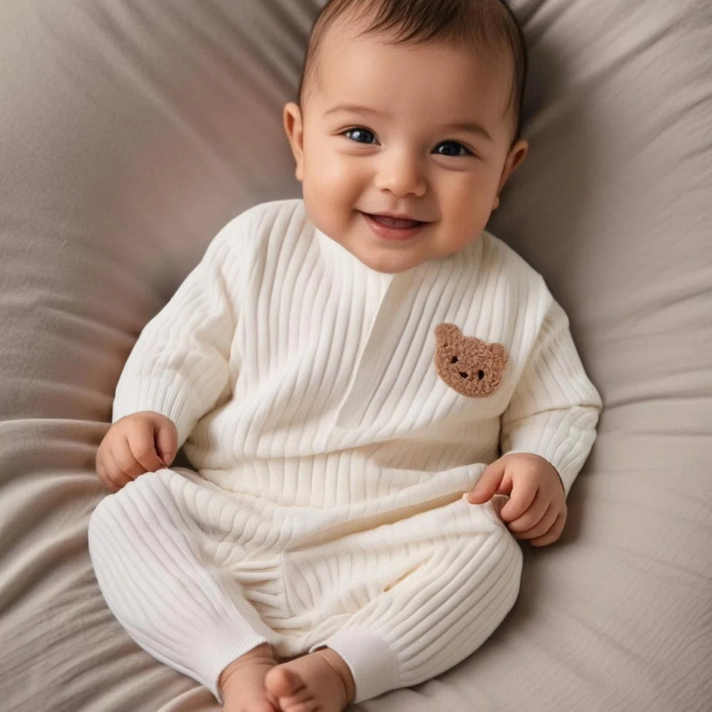 Soft Long Sleeve Romper for Newborns