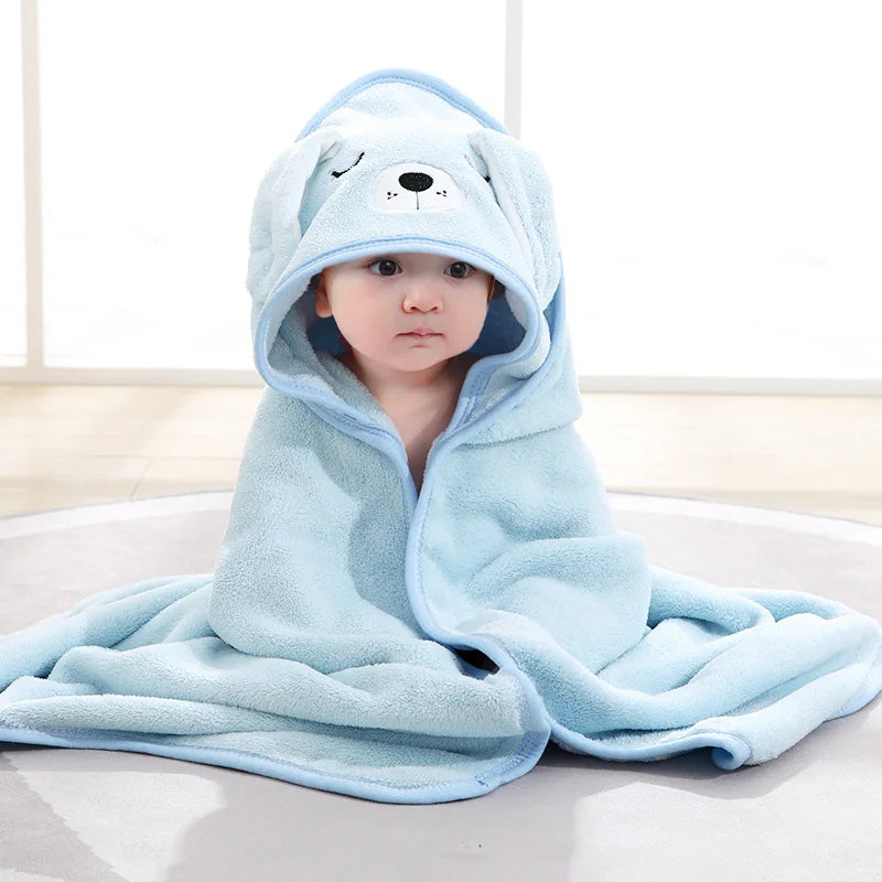 Cotton Hooded Animal Baby Bath Towel