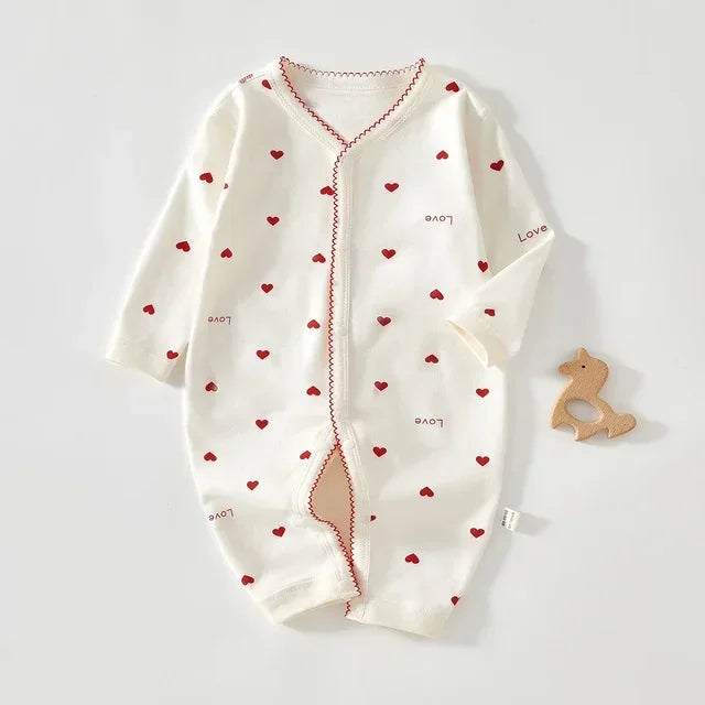 Soft Long Sleeve Romper for Newborns
