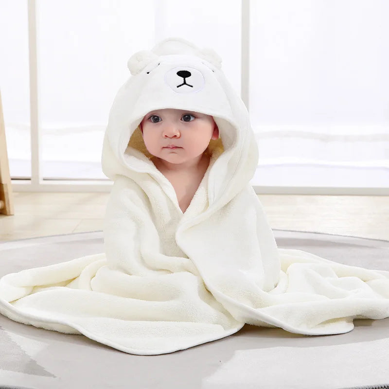 Cotton Hooded Animal Baby Bath Towel