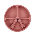 3-Piece BPA-Free Silicone Baby Feeding Set