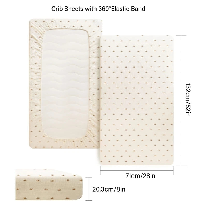 Baby Crib Fitted Sheet