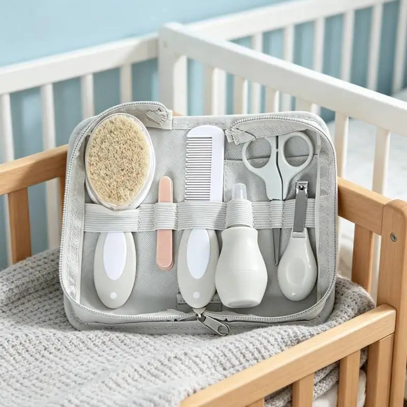 6-Piece Baby Care Kit-Essential Grooming Set for Newborn