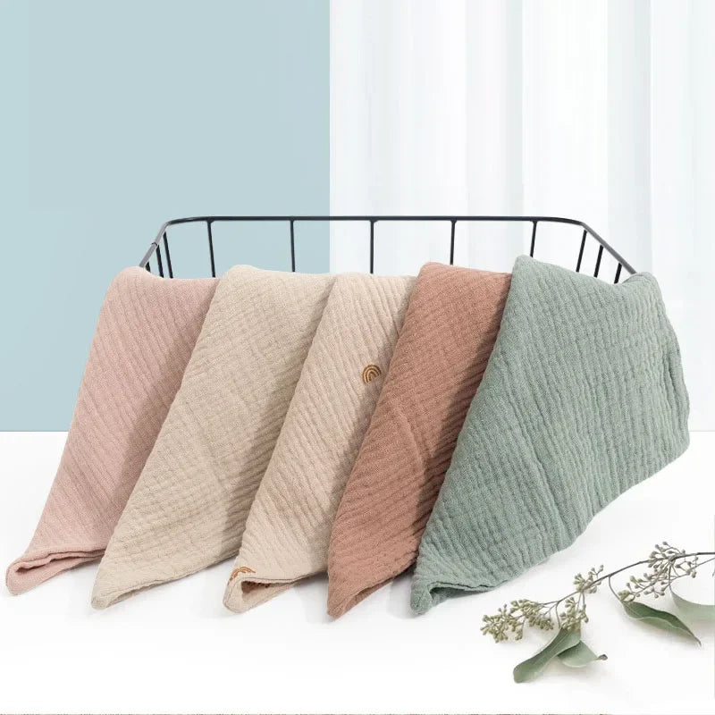 Newborn Baby Washcloth Towels-Soft Cotton Bath & Face Towels