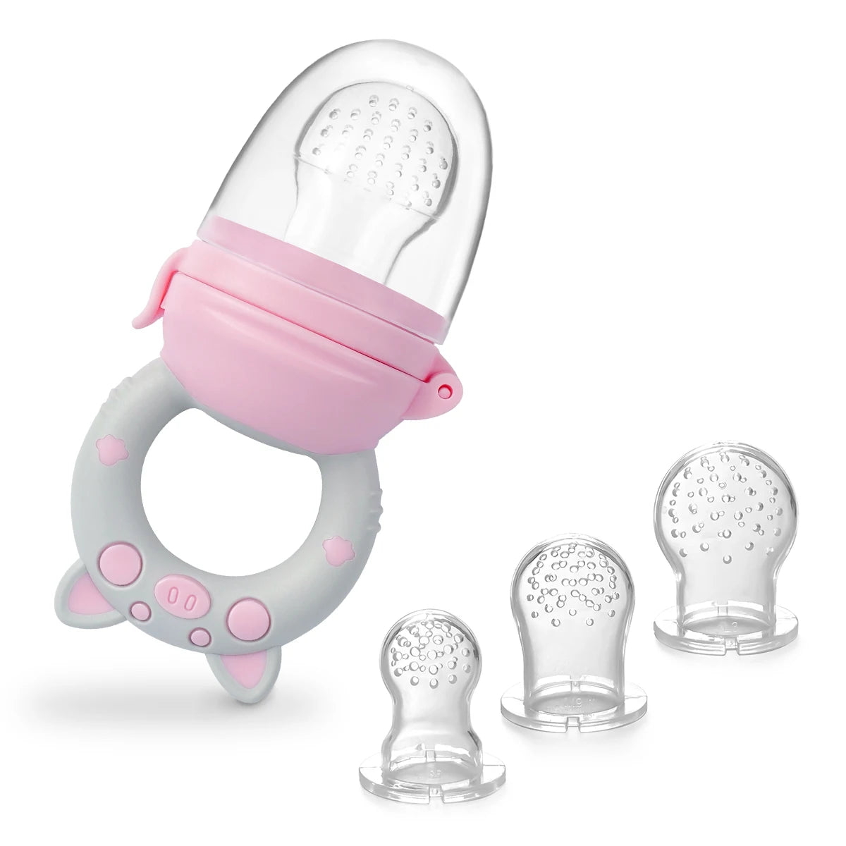4-Piece Silicone Baby Fruit Feeder