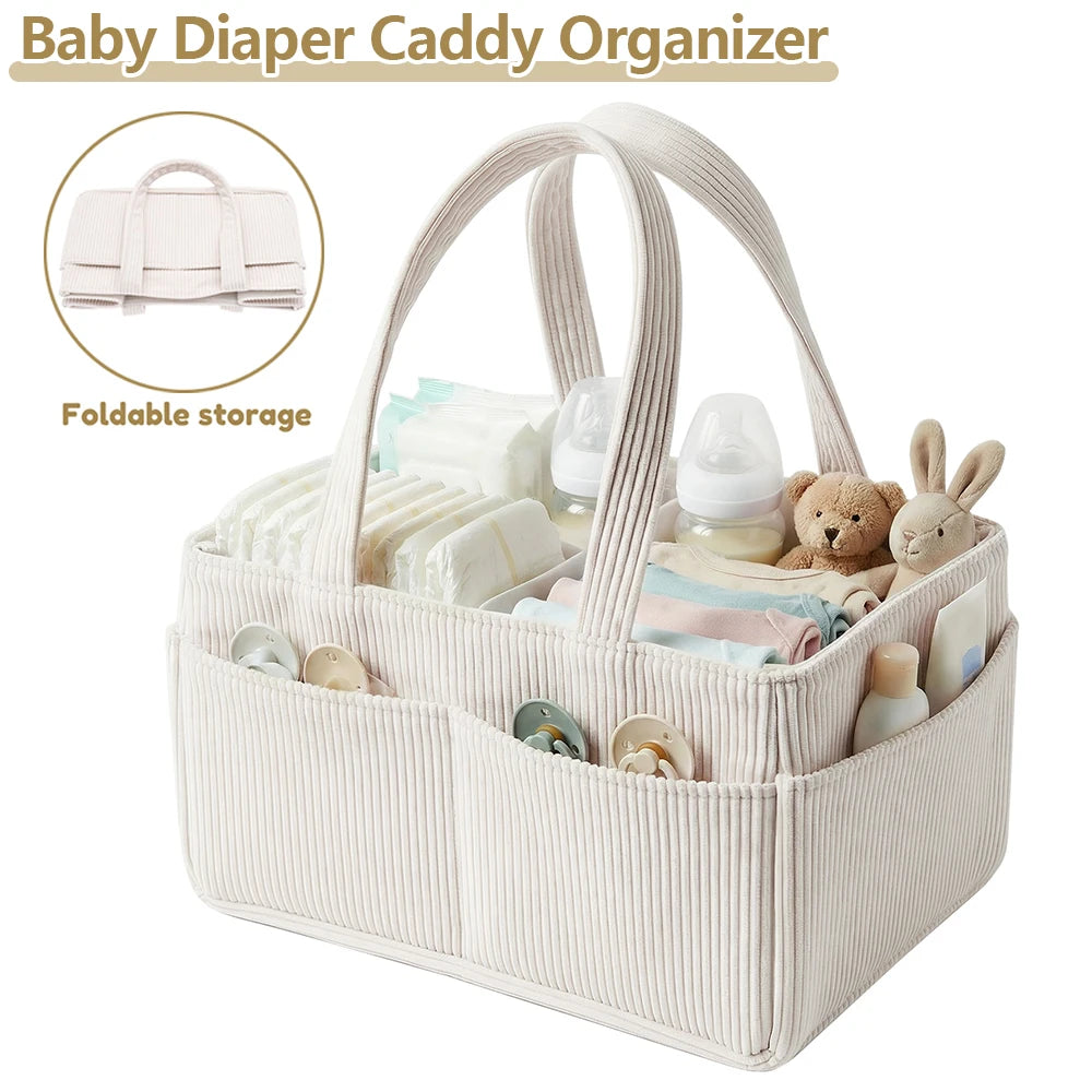 Portable Baby Diaper Caddy Organizer