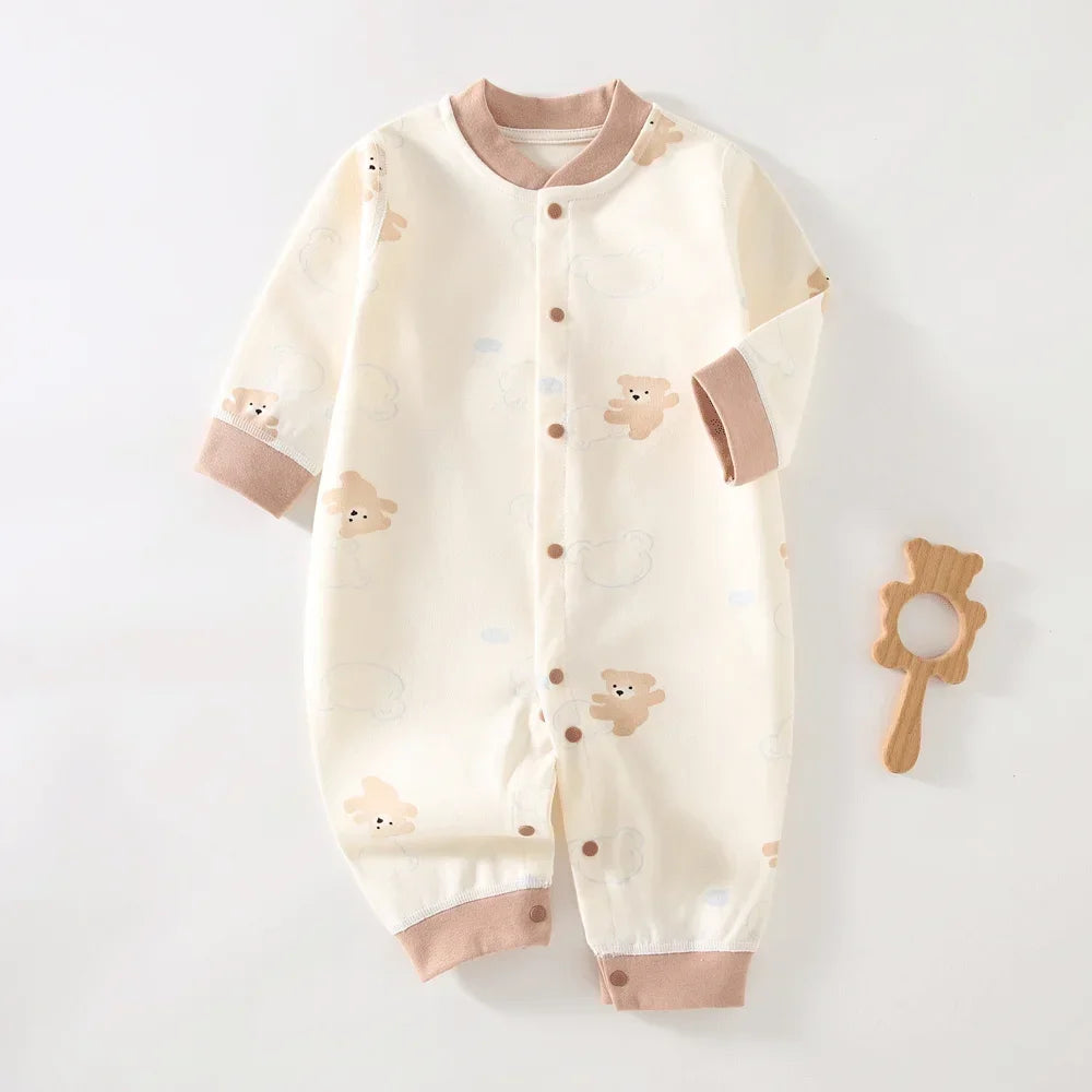 Soft Long Sleeve Romper for Newborns
